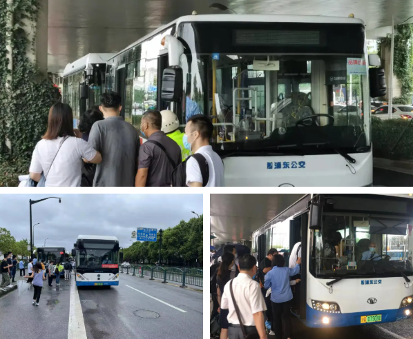 “燦都”來襲，浦東公交140輛車應急執(zhí)行配套軌交停運接駁輸運任務(圖3)